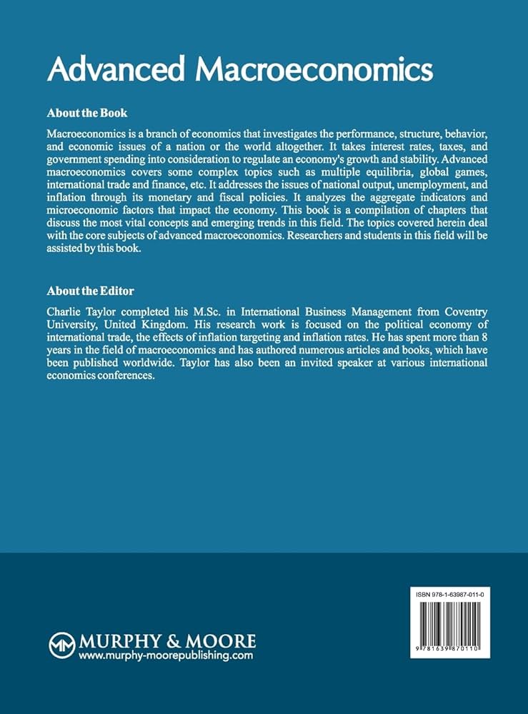 Advanced Macroeconomics: 9781639870110: Economics Books